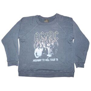 AC/DC ACDC Highway to Hell Tour '79 Retrobrand Los Angeles Sweatshirt Large